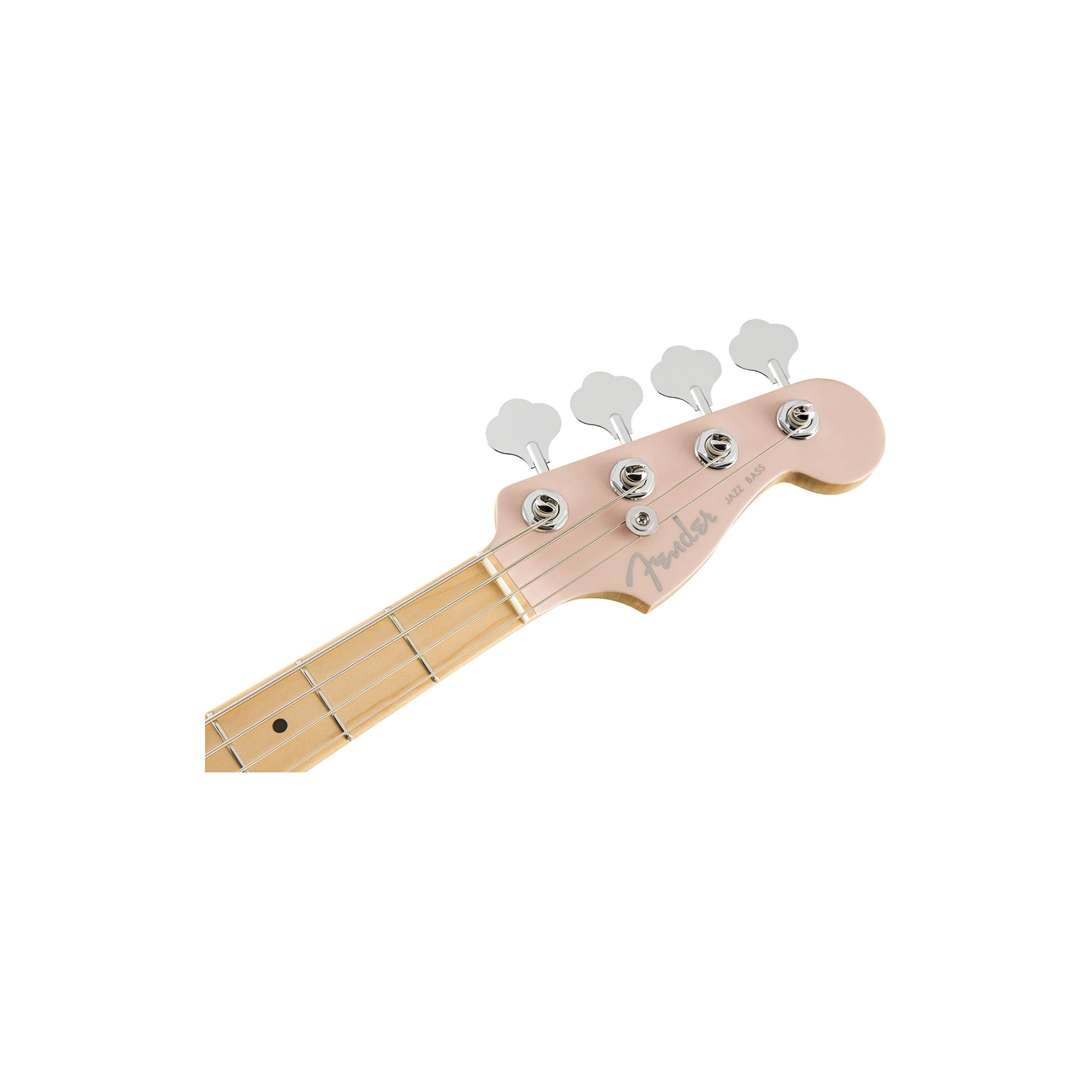 Fender Flea Jazz Bass Active - Satin Shell Pink w/ Case - Image 4