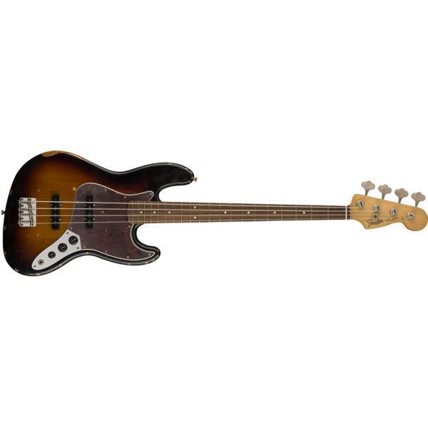 Fender Road Worn '60s Jazz Bass, Pau Ferro, 3-Tone Sunburst