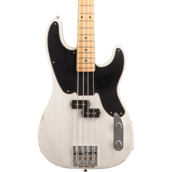 Fender Mike Dirnt Roadworn Precision Bass - White Blonde