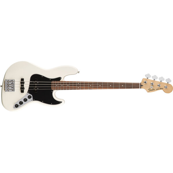 Fender Deluxe Active Jazz Bass - Pau Ferro, Olympic White