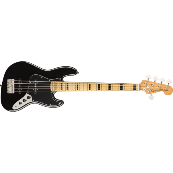 Fender Squier Classic Vibe '70s Jazz Bass V - Black/Maple