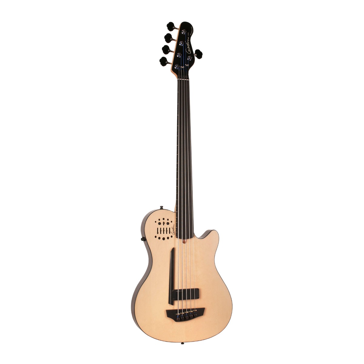 Godin A5 Ultra Natural SG Fretless 5-String Bass - Image 2