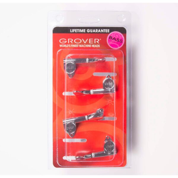 Grover Mini Bass Tuners 2x2 Chrome Machine Heads