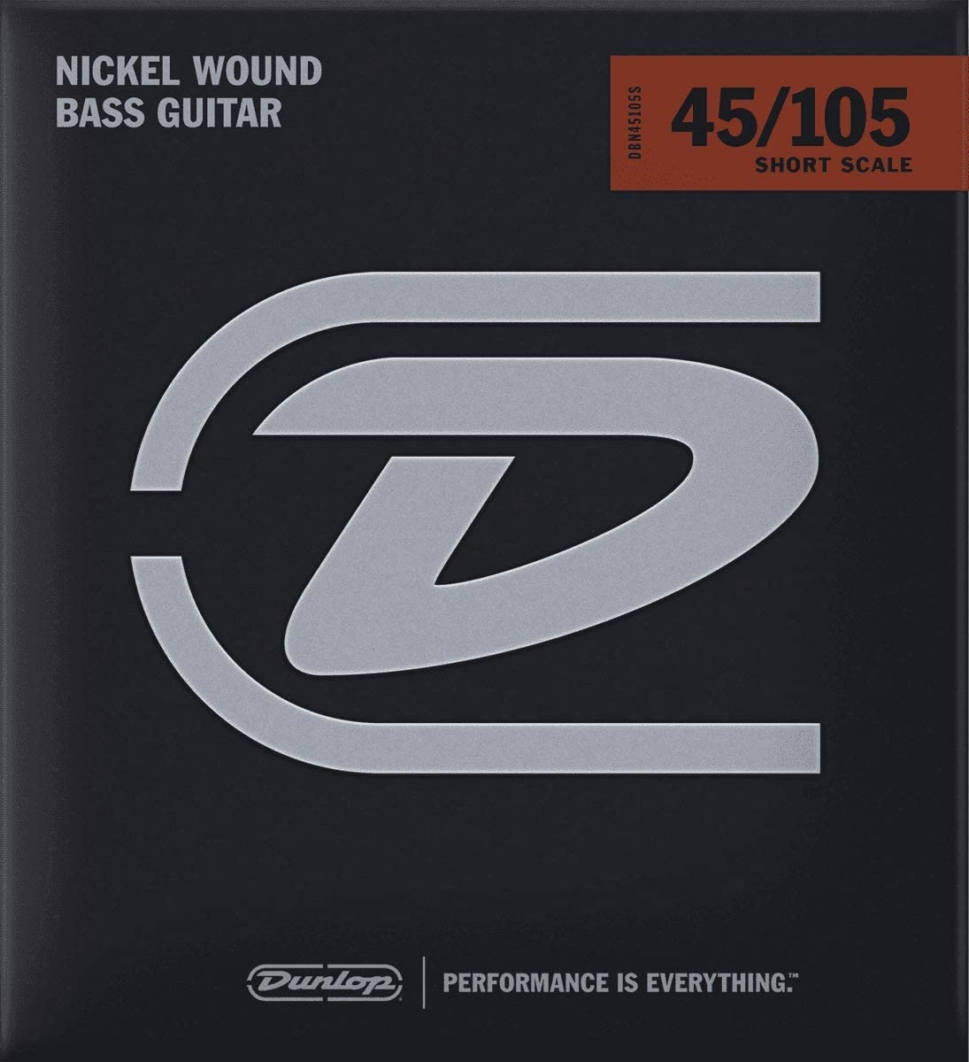 Dunlop Nickel Wound Bass Strings 45-105 Short Scale Set