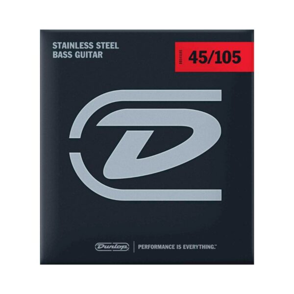Dunlop Stainless Steel Bass Strings 45-105 (4-String)