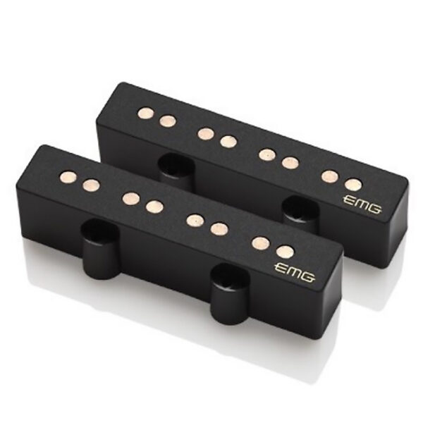 EMG JV52-HZ Passive Jazz Bass Pickup Set (Black)