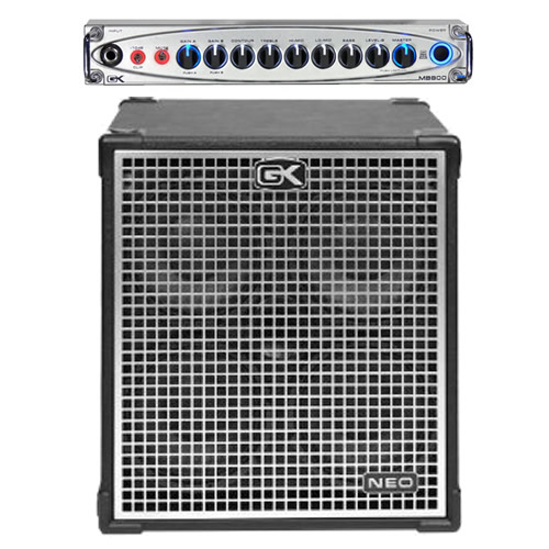 Gallien-Krueger MB800 Head + Neo 410 8-Ohm Cab Rig