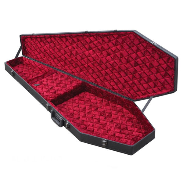 Coffin Cases B195R Bass Case - Red Velvet Interior