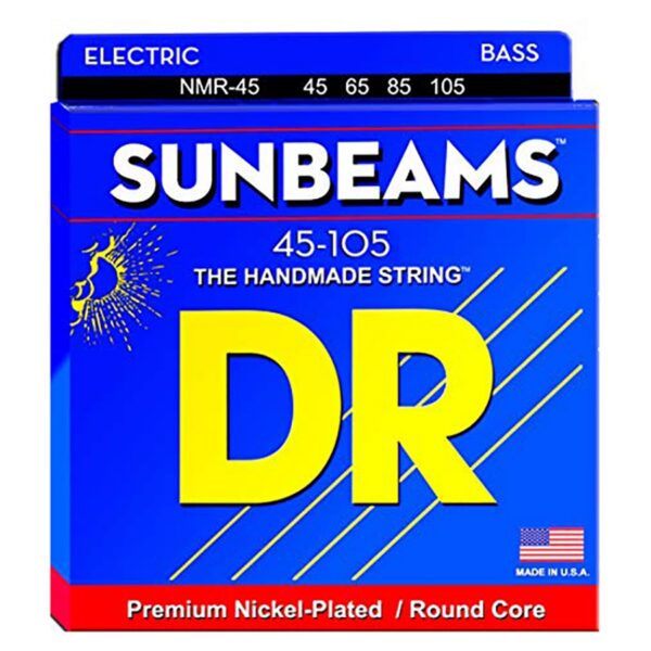 DR Strings Sunbeam Medium Nickel Bass Strings 45-105