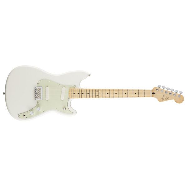 Fender Duo-Sonic Short-Scale Guitar, Maple FB, Aged White (Demo)