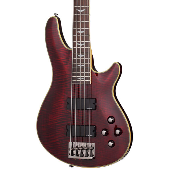 Schecter Omen Extreme-5 Bass - Black Cherry