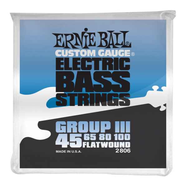 Ernie Ball Flatwound III Bass Strings 45-100