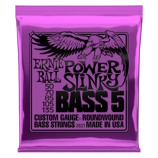 Ernie Ball Power Slinky Nickel 5-String Bass Set (2821)
