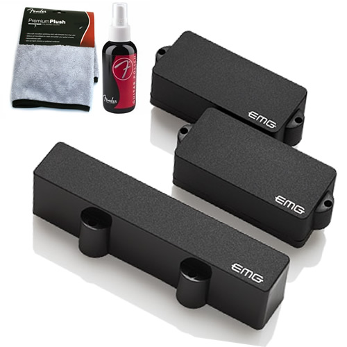EMG P5J 5-String Bass Pickup Set w/ Shop Cloth