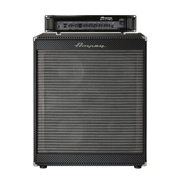 Ampeg SVT-7PRO Head & PF-410HLF Cab Bass Rig