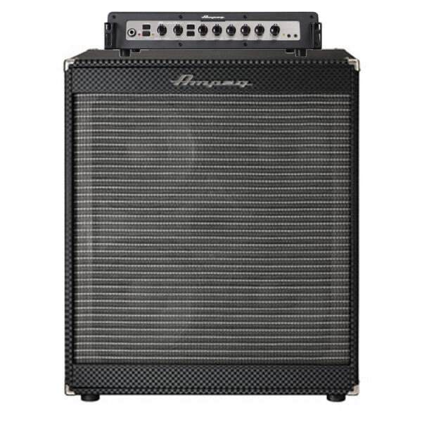 Ampeg PF-800 Head + PF-410HLF 4x10 Cab Bass Rig