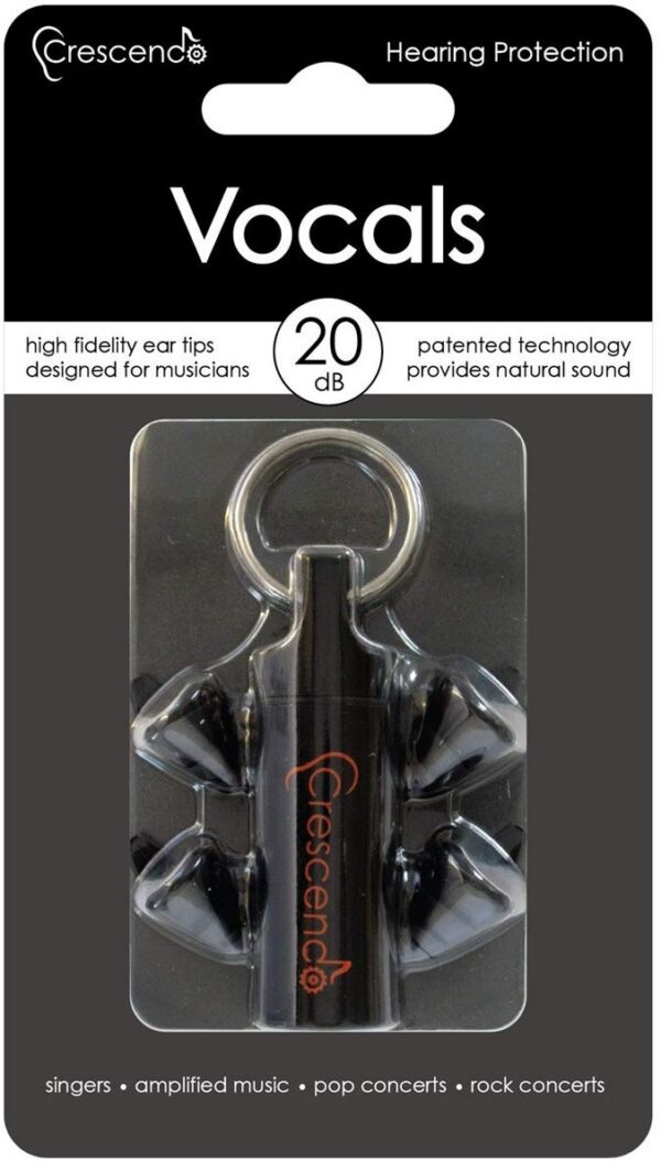 Dynamic Ear Crescendo Pro Vocals Ear Plugs 20dB PR-0294