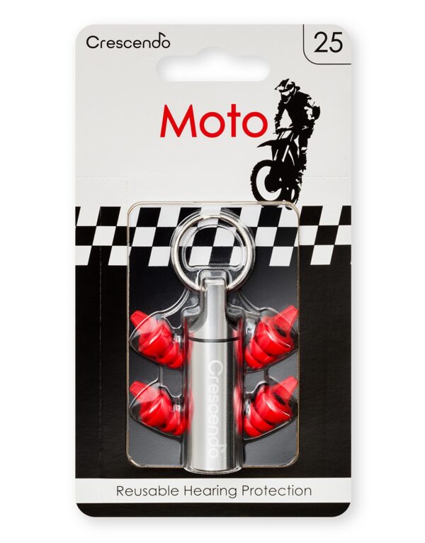 Dynamic Ear Crescendo Moto 25 Motorcycle Ear Plugs