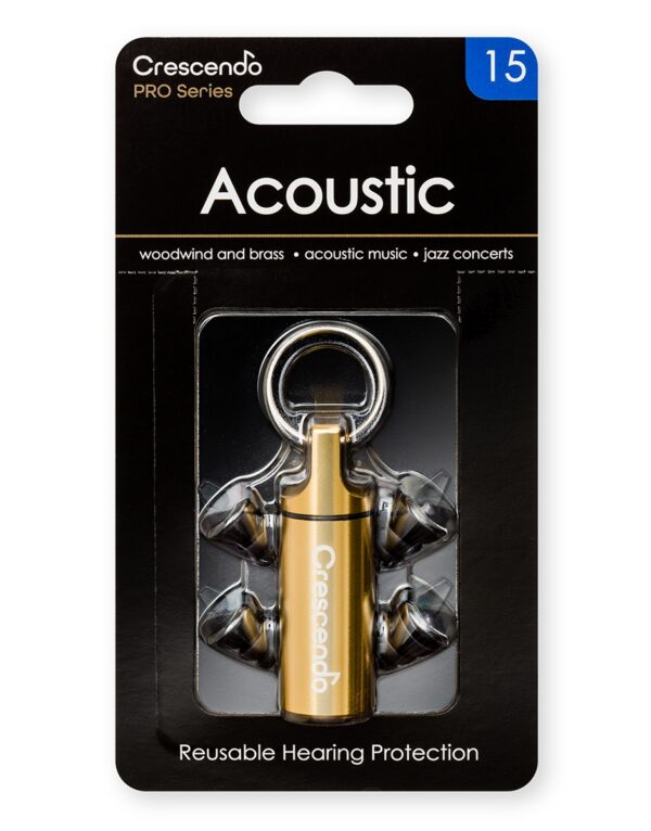 Dynamic Ear Crescendo PRO Acoustic 15 Ear Plugs