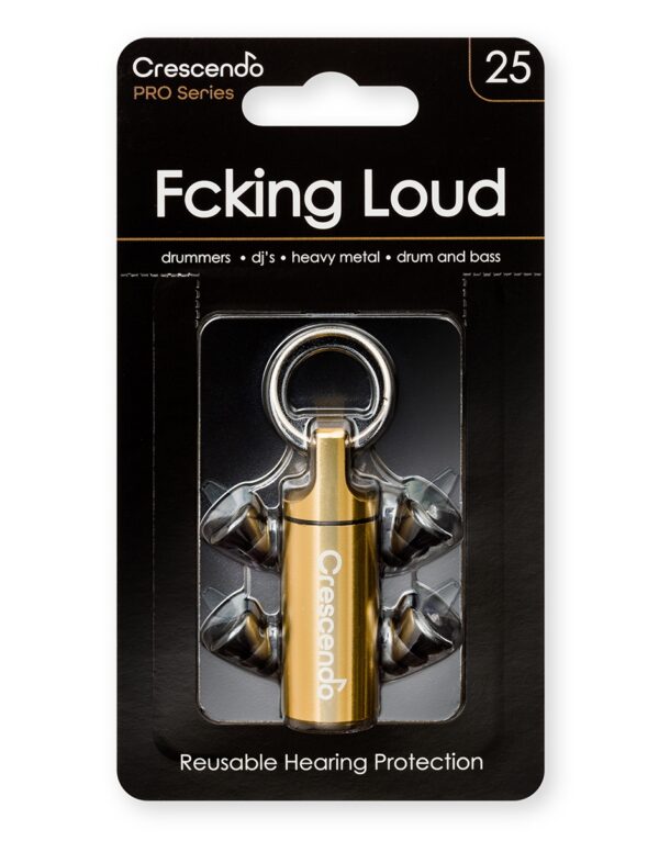 Crescendo PRO Fcking Loud 25 Hearing Protection