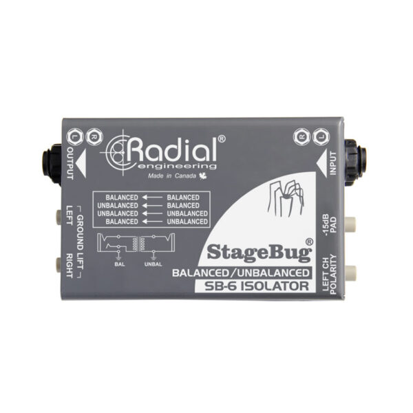 Radial StageBug SB-6 2-Channel Passive Isolator