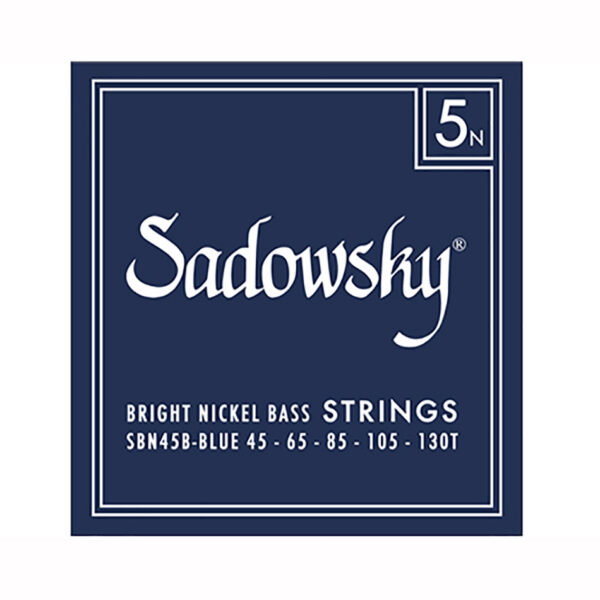Sadowsky Blue Label Nickel 5-String Set 45-130T