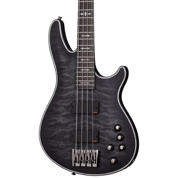 Schecter Hellraiser Extreme-4 Bass - See-Thru Black Satin