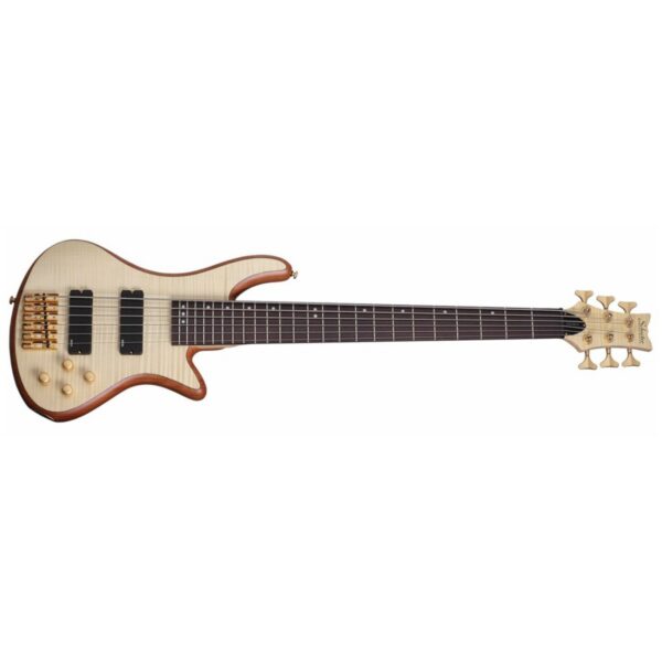 Schecter Stiletto Custom-6 Bass, Natural Satin