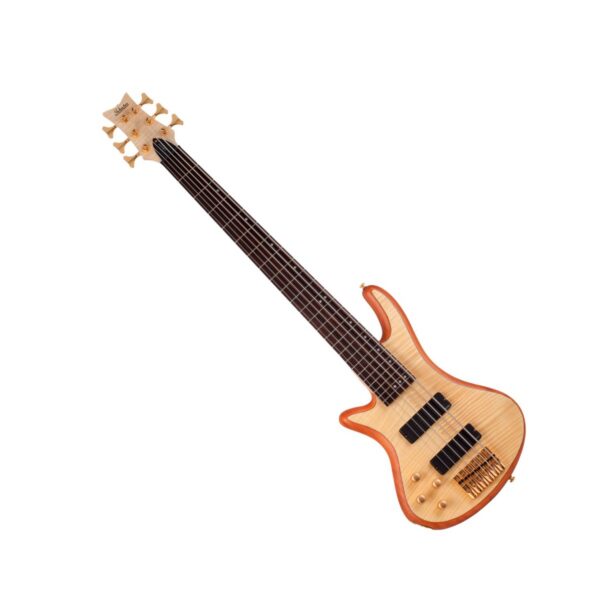 Schecter Stiletto Custom-6 LH Bass - Natural Satin