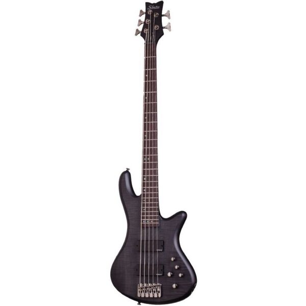 Schecter Stiletto Studio-5 See-Thru Black Satin Bass