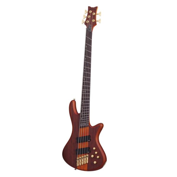 Schecter Stiletto Studio-5 FF 5-String Bass - Honey Satin