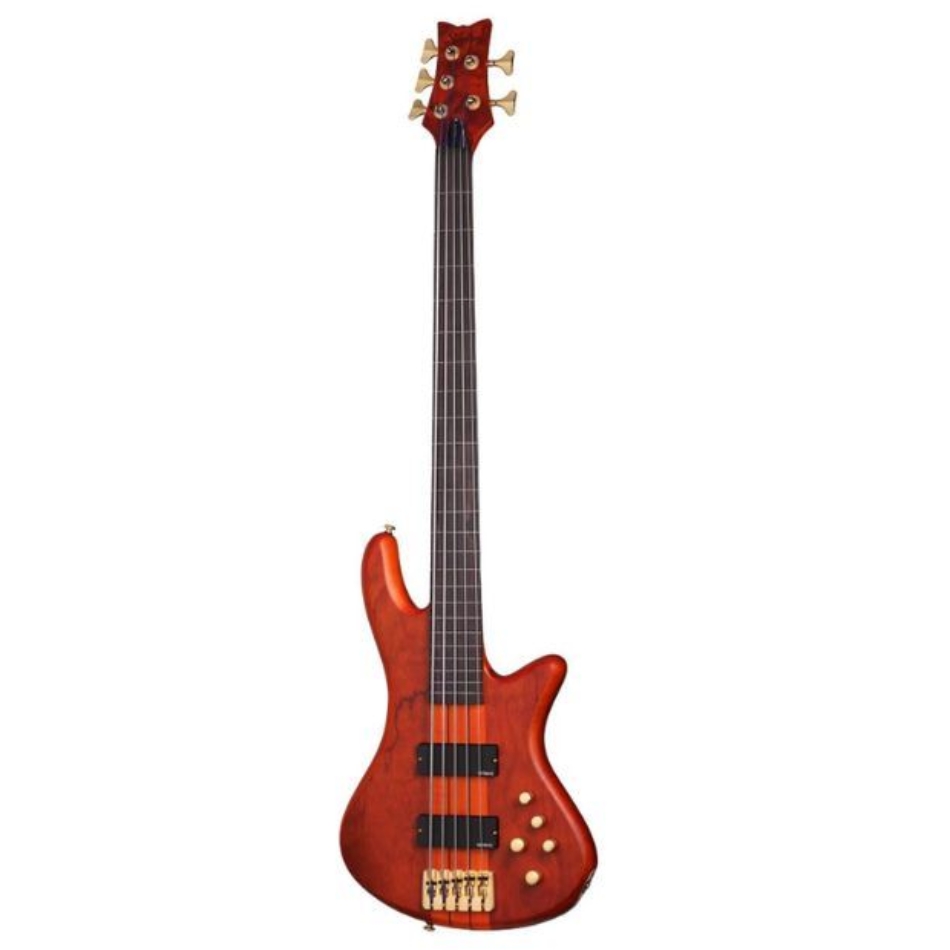 Schecter Stiletto Studio-5 FL Fretless 5-String Bass - Image 2