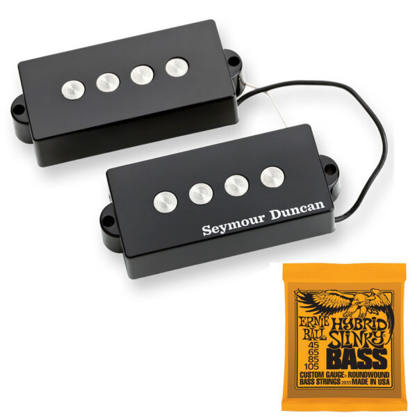 Seymour Duncan Quarter Pound P-Bass Pickup + Strings Bundle