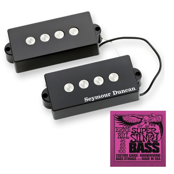 Seymour Duncan Quarter Pound P-Bass Pickup + Strings