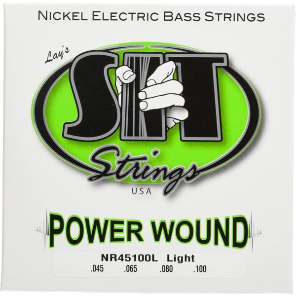 SIT Power Wound Bass Strings - Long Scale, Light, Nickel