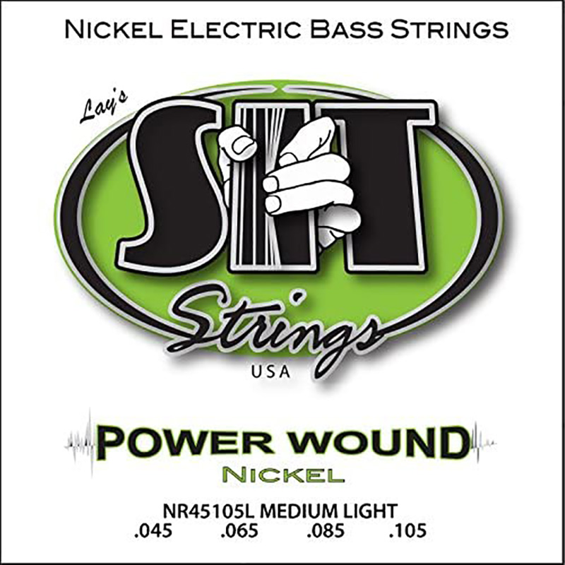 SIT Power Wound Bass Strings - Long Med Lite Nickel