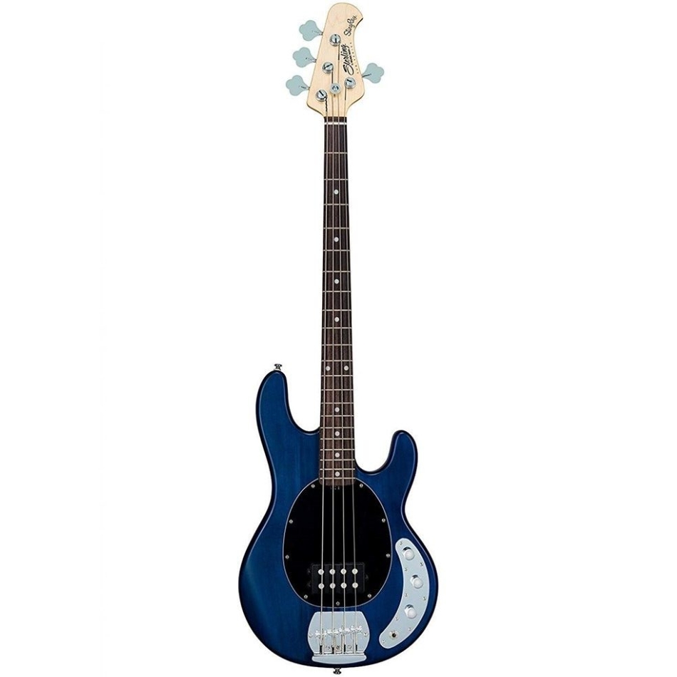 Sterling by Music Man StingRay RAY4 Bass - Trans Blue Satin - Image 3