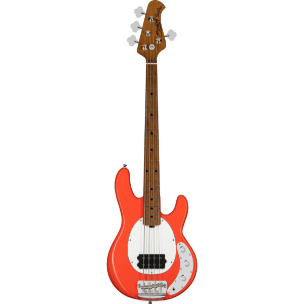 Sterling by Music Man StingRay RAYSS4 Short-Scale Bass - Fiesta Red
