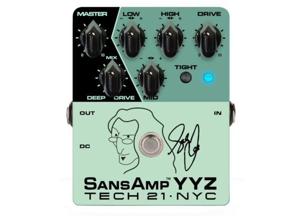 Tech 21 SansAmp YYZ Geddy Lee Signature Bass Pedal