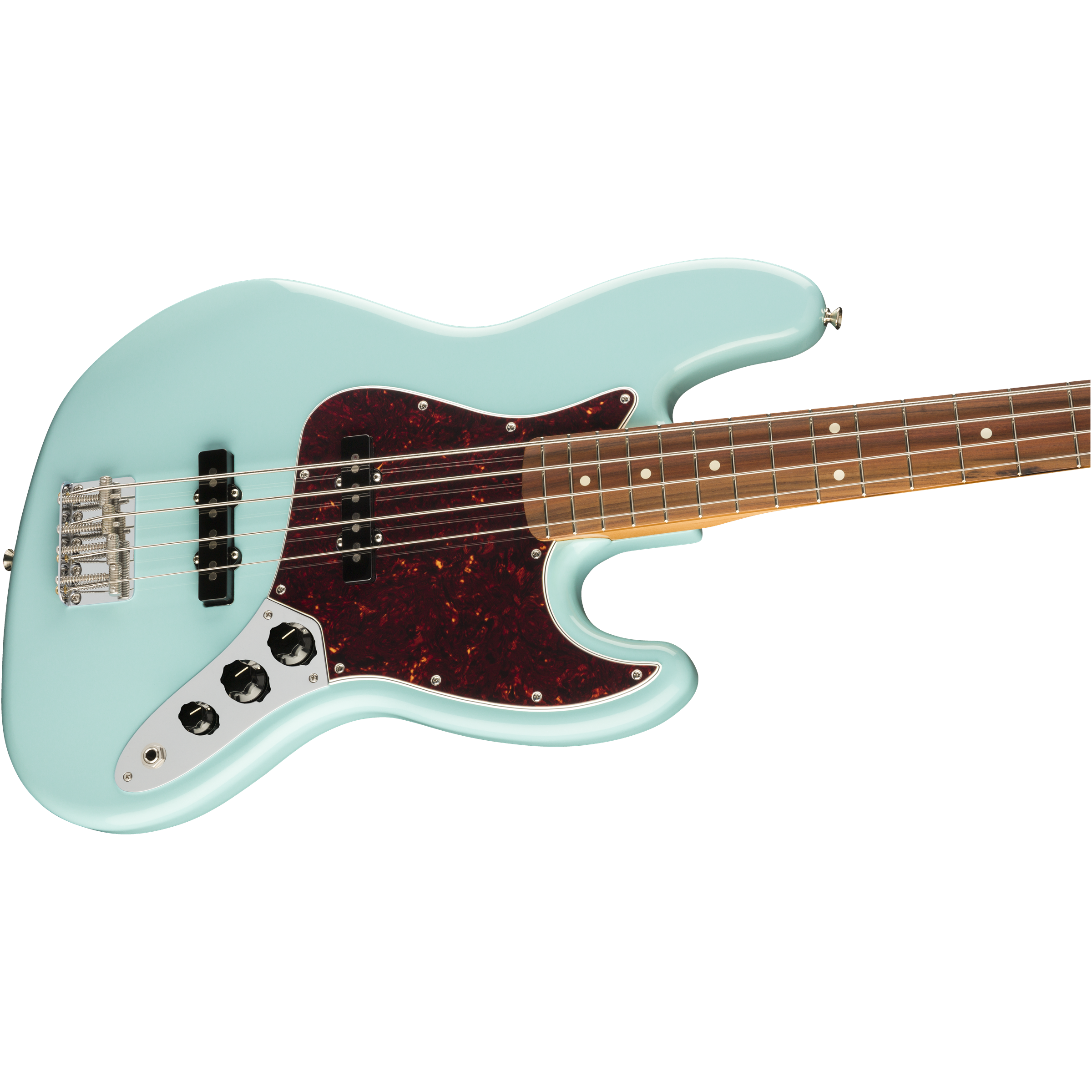 Fender Vintera '60s Jazz Bass - Pau Ferro, Daphne Blue - Image 2