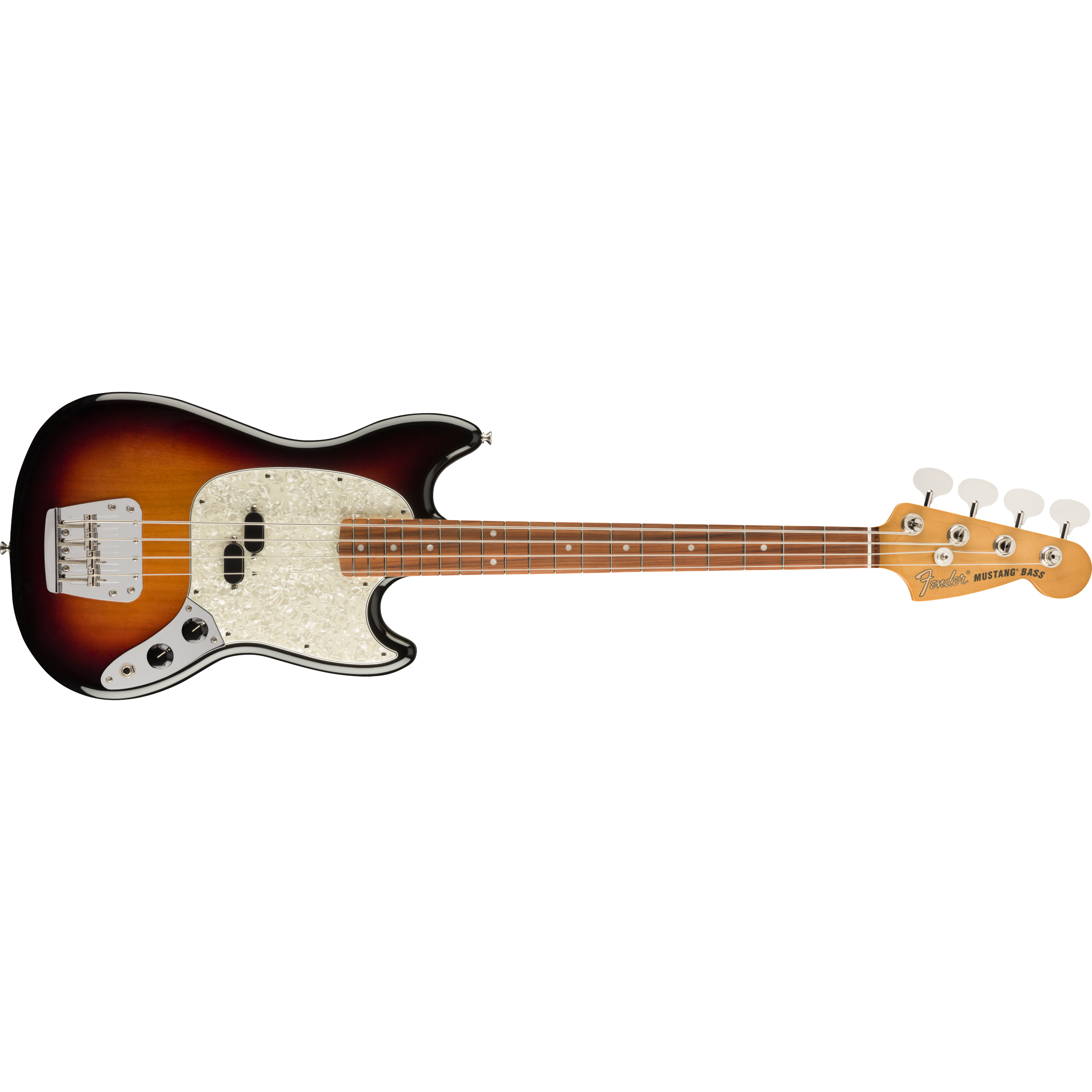 Fender Vintera '60s Mustang Bass - Pau Ferro, 3-Tone Sunburst