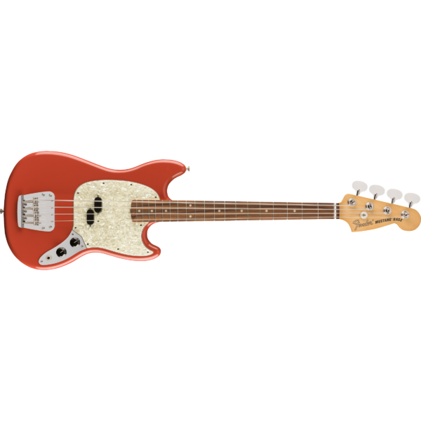 Fender Vintera '60s Mustang Bass, Pau Ferro, Fiesta Red