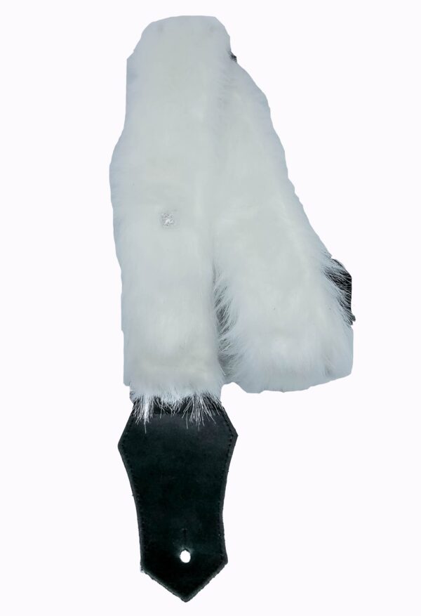 GET'M GET'M White Faux Fur Bass Strap