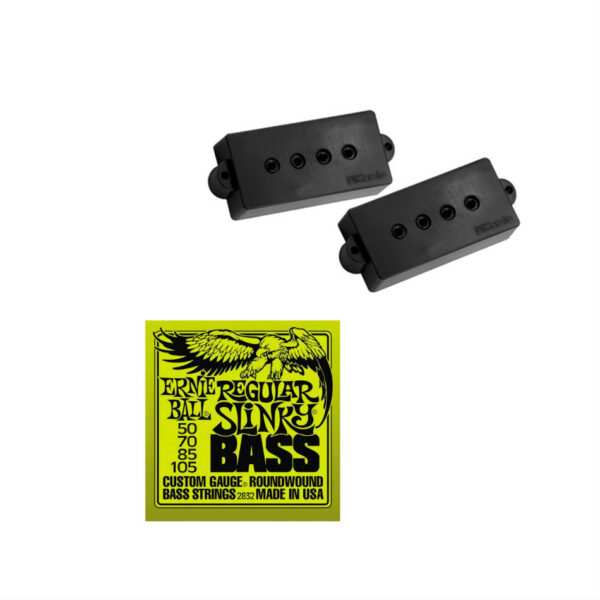 DiMarzio DP122BK Model P Pickup + Ernie Ball Slinky Strings