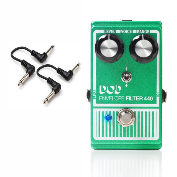 DOD 440 Envelope Filter Bass Pedal + 2 Patch Cables