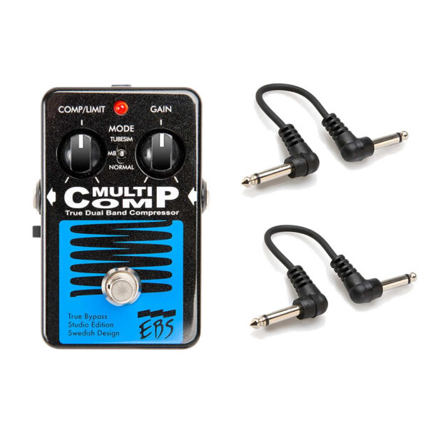 EBS Multi Comp Dual Band Bass Compressor + 2 Cables