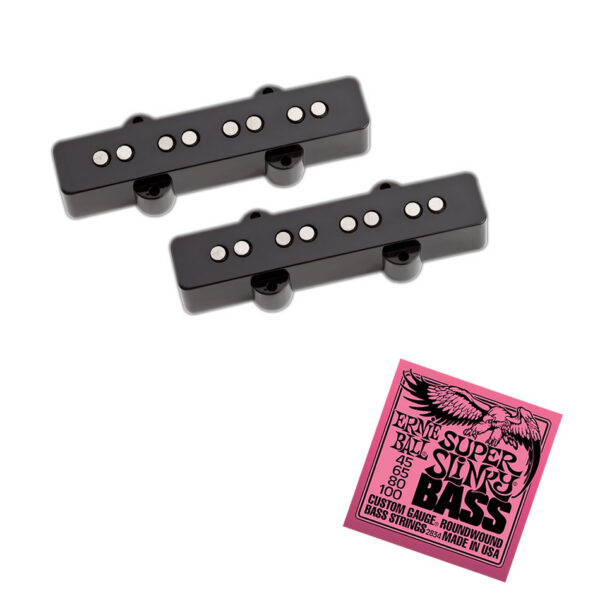 Seymour Duncan SJB-1 Jazz Bass Pickup Set + Ernie Ball Slinky Strings