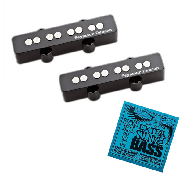 Seymour Duncan SJB-3 Jazz Bass Set + Ernie Ball 2835 Strings