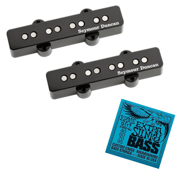 Seymour Duncan SJB-2 Jazz Bass Set + Ernie Ball 2835 Strings